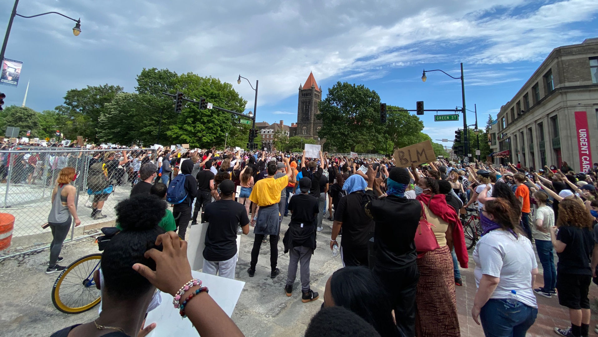UI protest